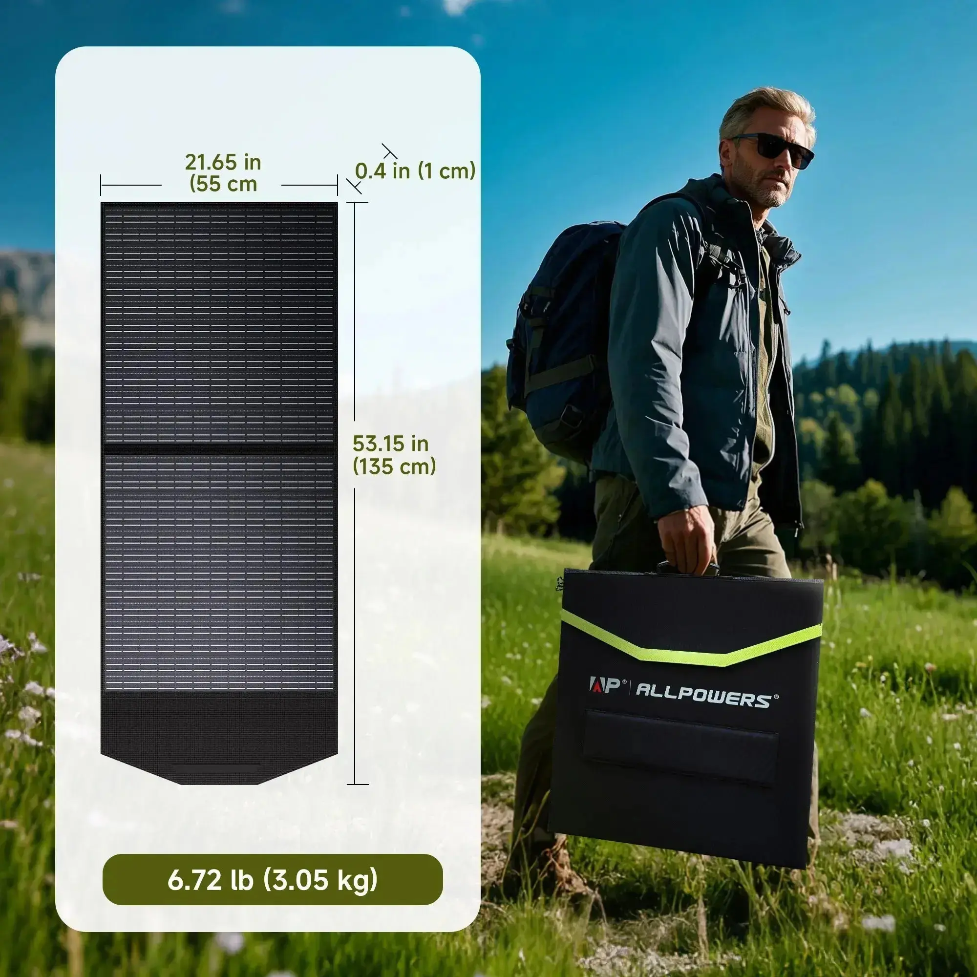 ALLPOWERS 2PCS SP027 Portable Foldable Solar Panel 100W - Image 4