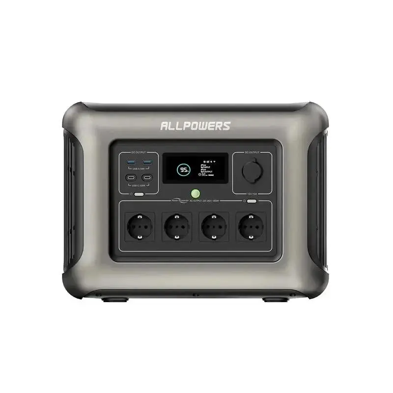 ALLPOWER Solar Generator Kit 1800W (R1500 + SOLAX SE100 100W Solar Panel) - Image 3
