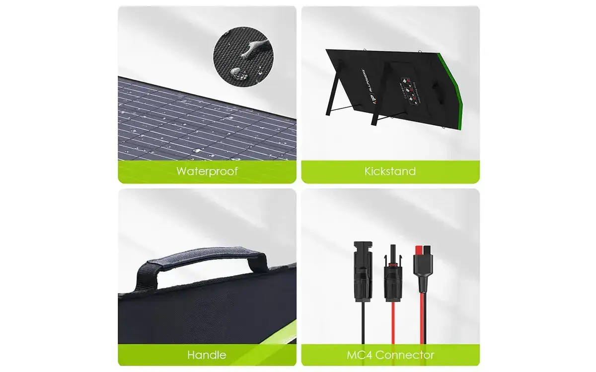 ALLPOWER Solar Generator Kit 1600W (R1500 LITE + SP027 100W Solar Panel) - Image 9