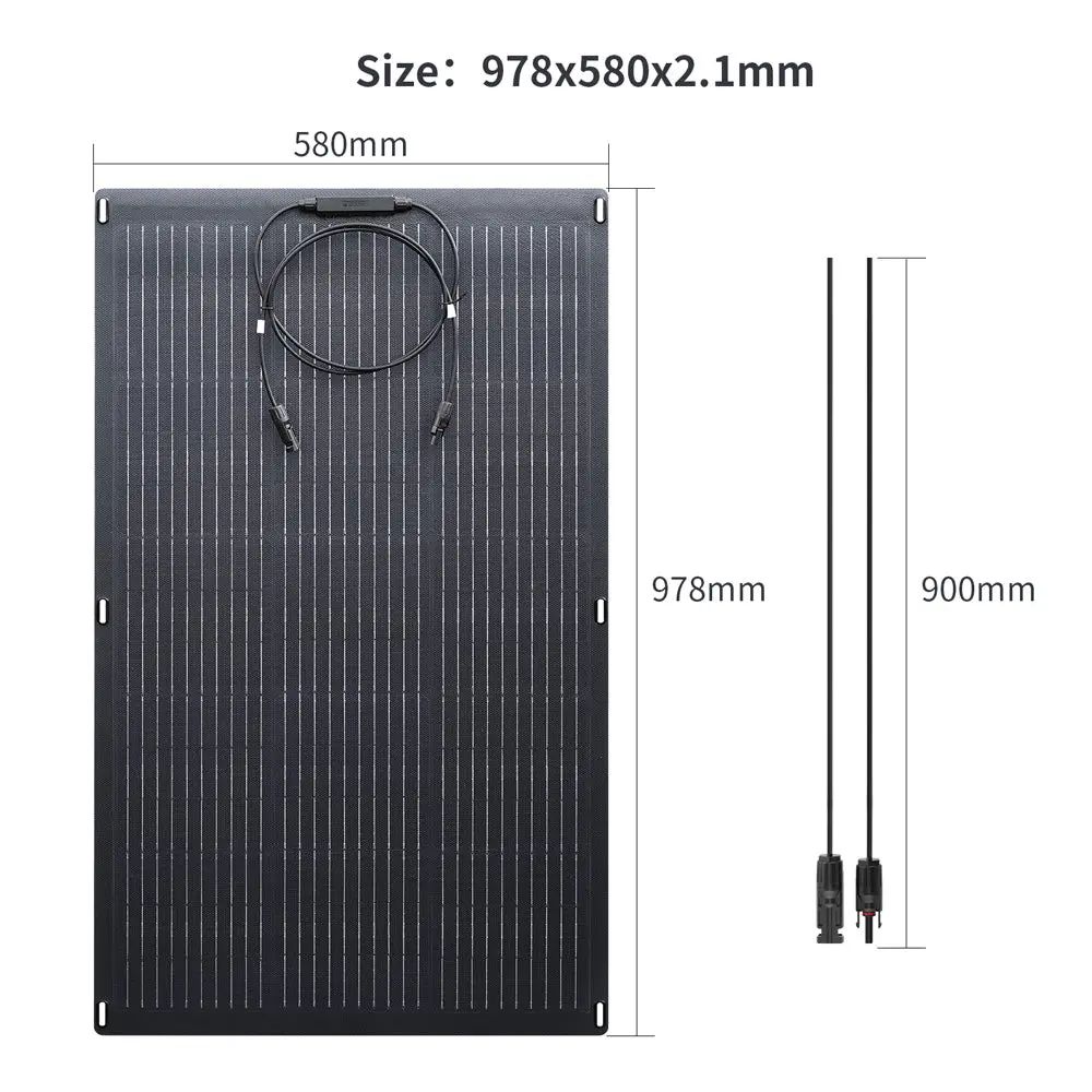 ALLPOWERS SF100 Flexible Solar Panel 100W - Image 8