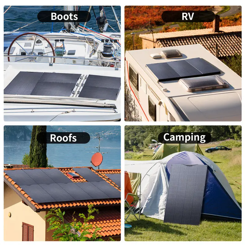 ALLPOWERS Solar Generator Kit 600W (R600 + SF200 200W Flexible Solar Panel) - Image 12