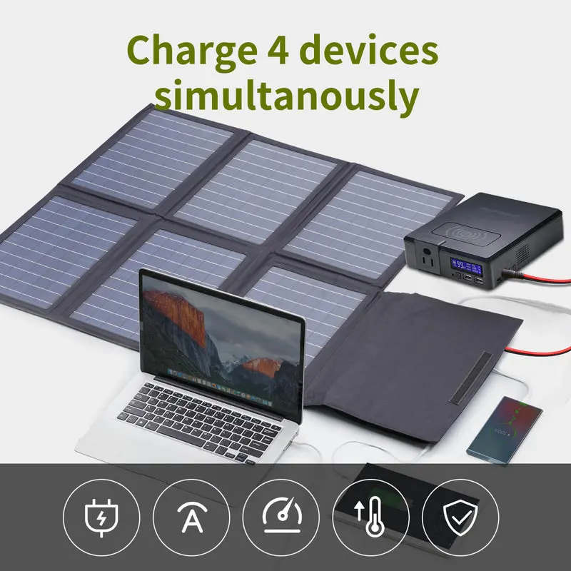 ALLPOWERS Solar Generator Kit 200W (S200 + SP026 60W Solar Panel) - Image 8